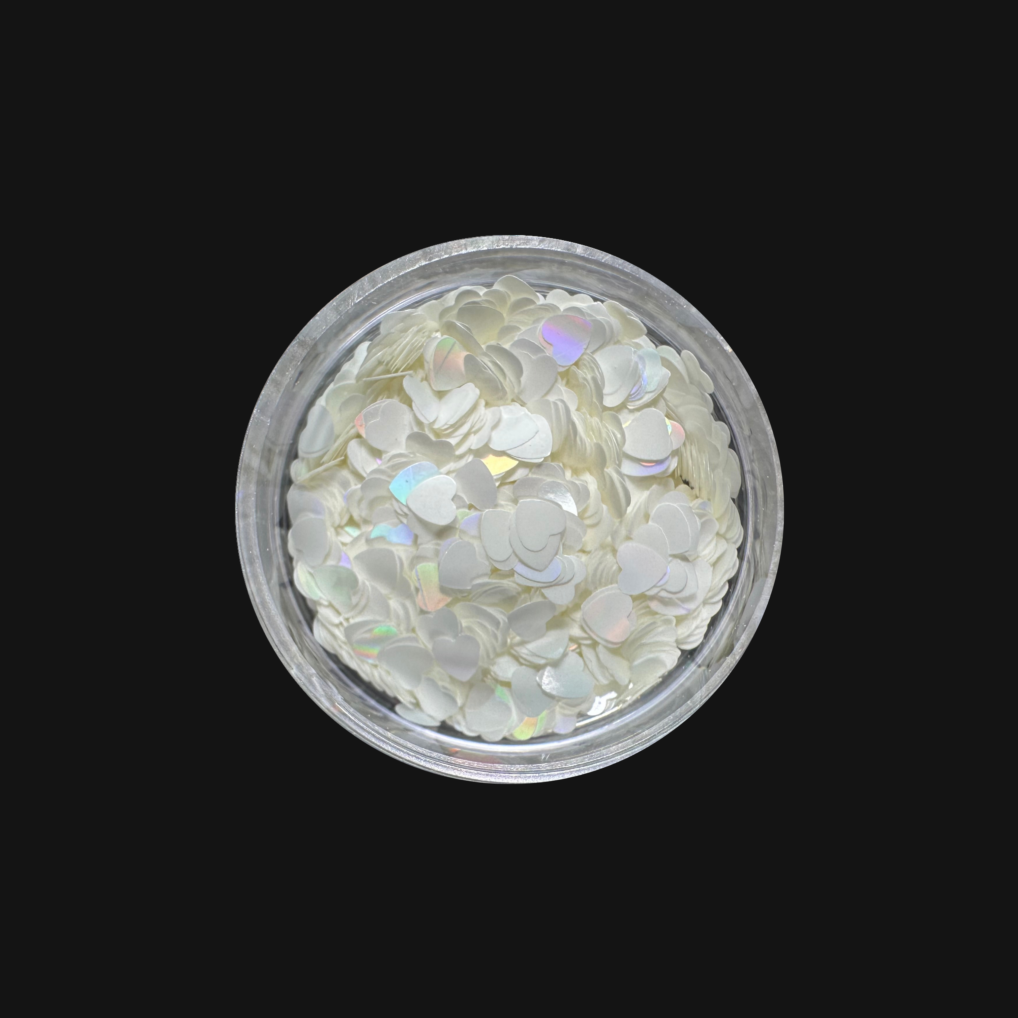 Heart White Holo