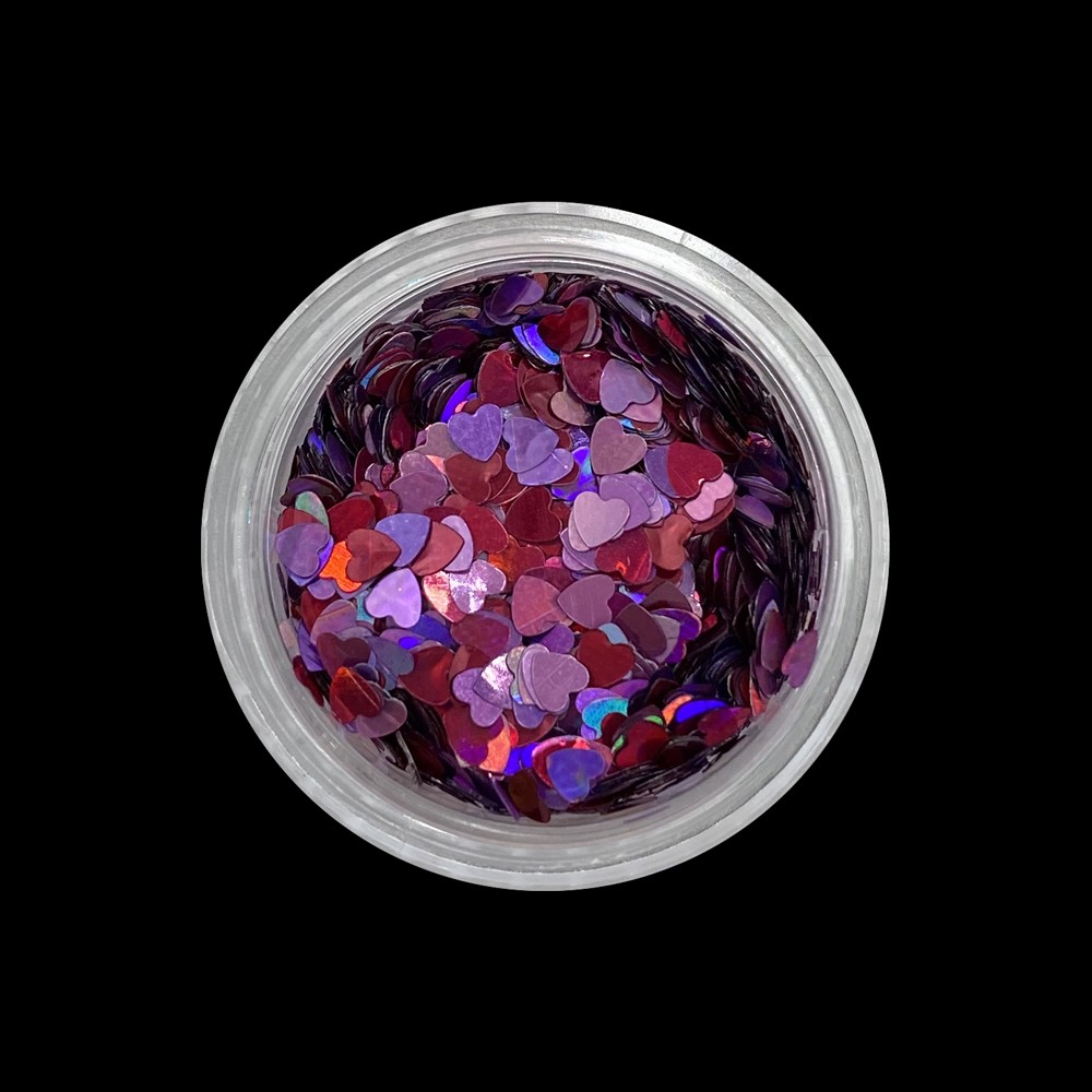 Hearts Purple/Red