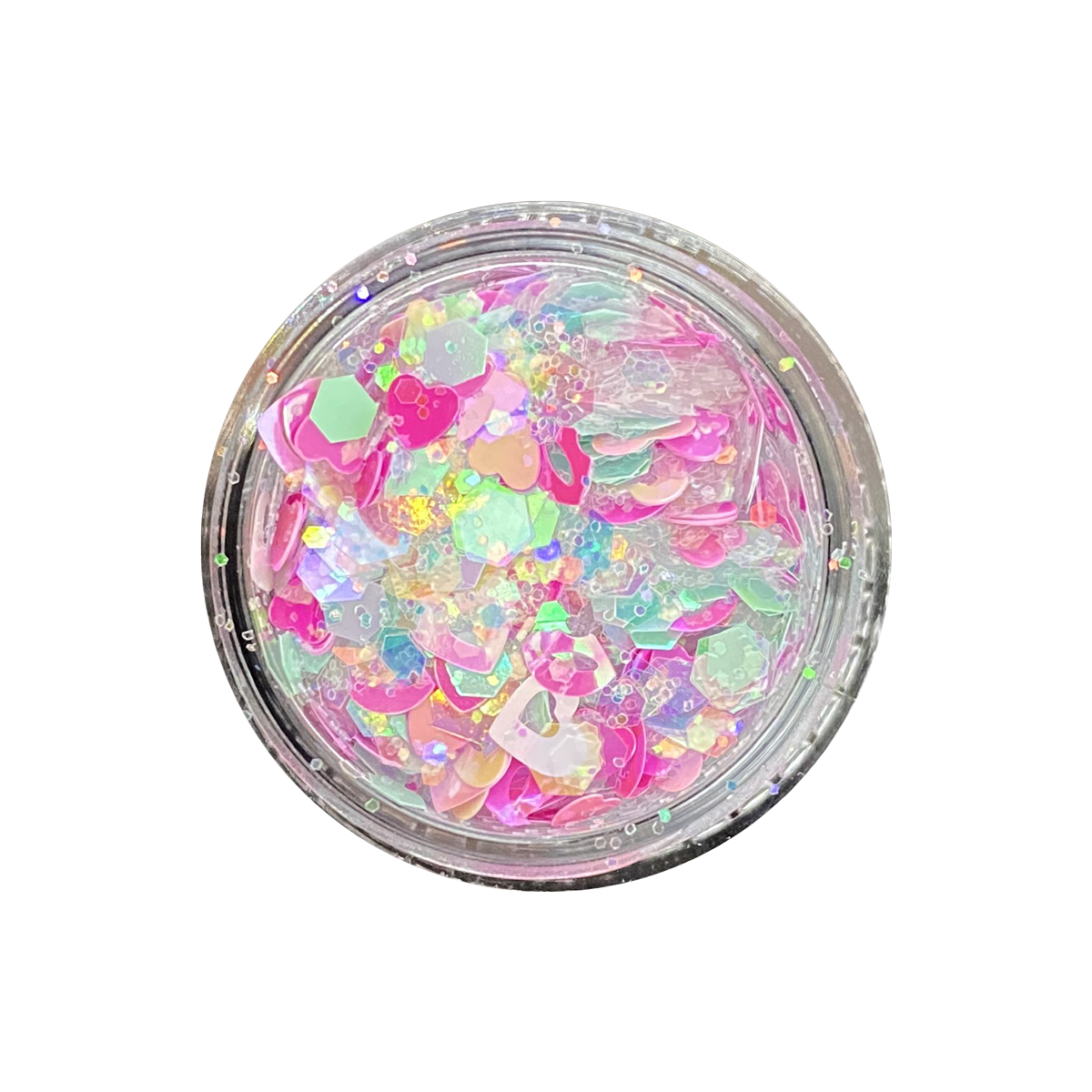 Pink Heart Confetti