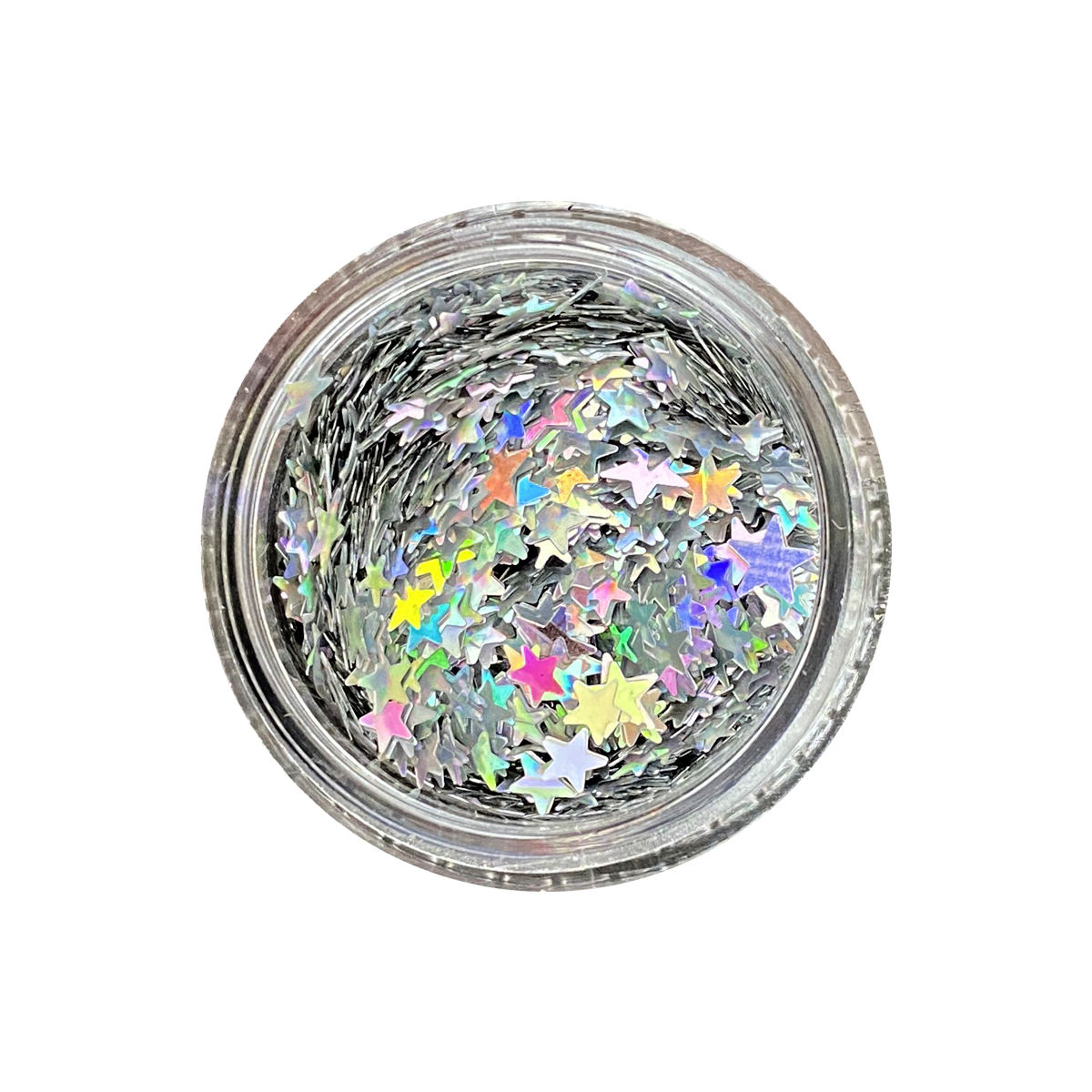 Silver Holo Moon & Stars