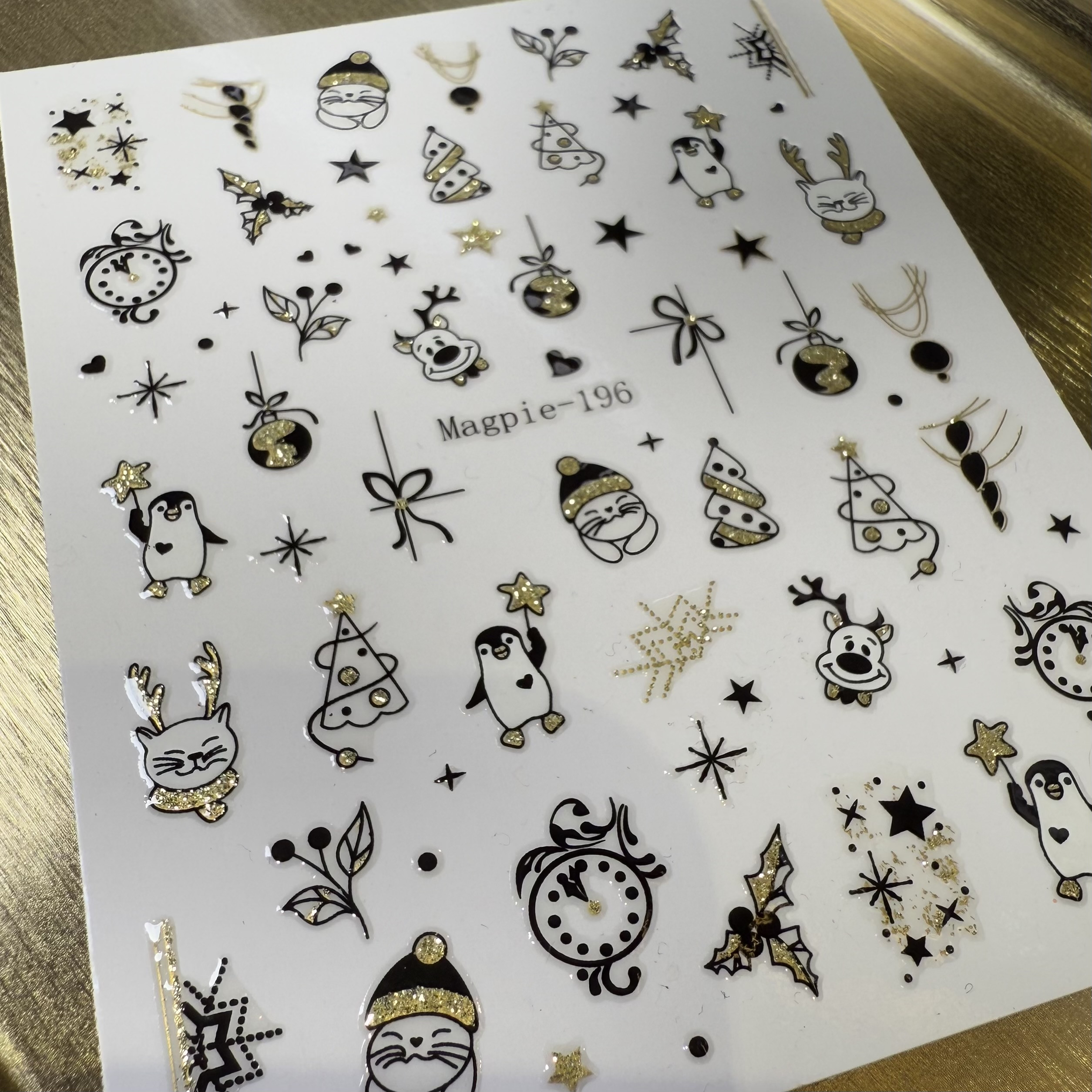 Nail Art Festive Stickers 196