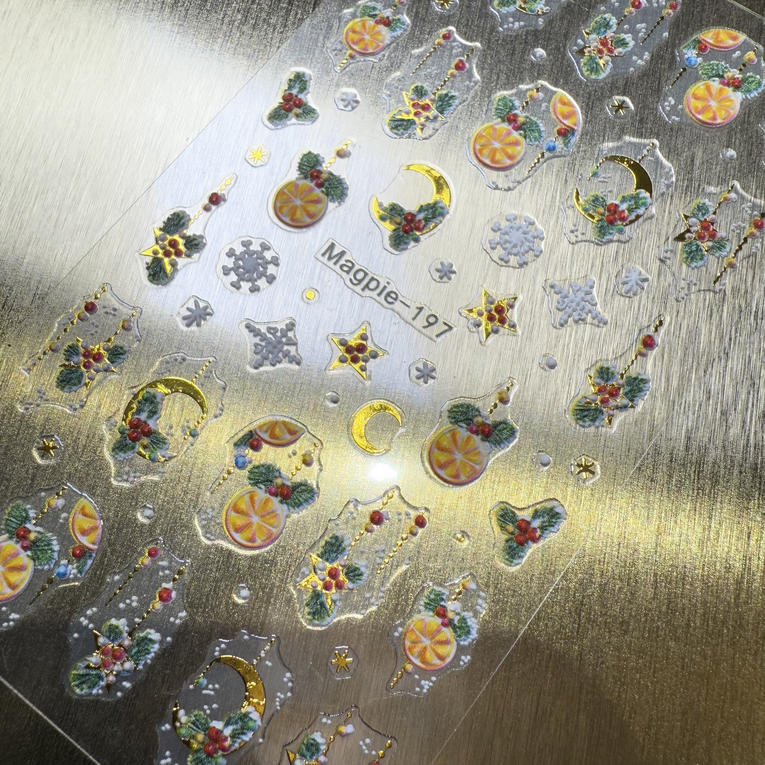 Nail Art Festive Stickers 197