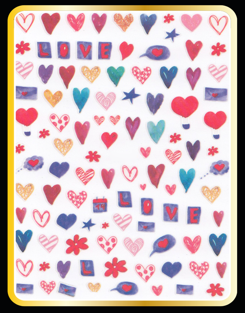 Nail Art Stickers 075