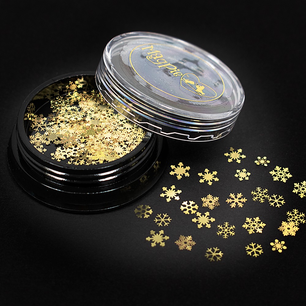 Snowflake Gold Slices